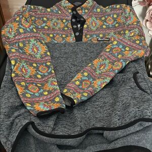 Smartwool Gray and Multicolor Patterned Sweater